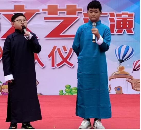 睢县第一实验学校开展开学前少先队文艺汇演活动